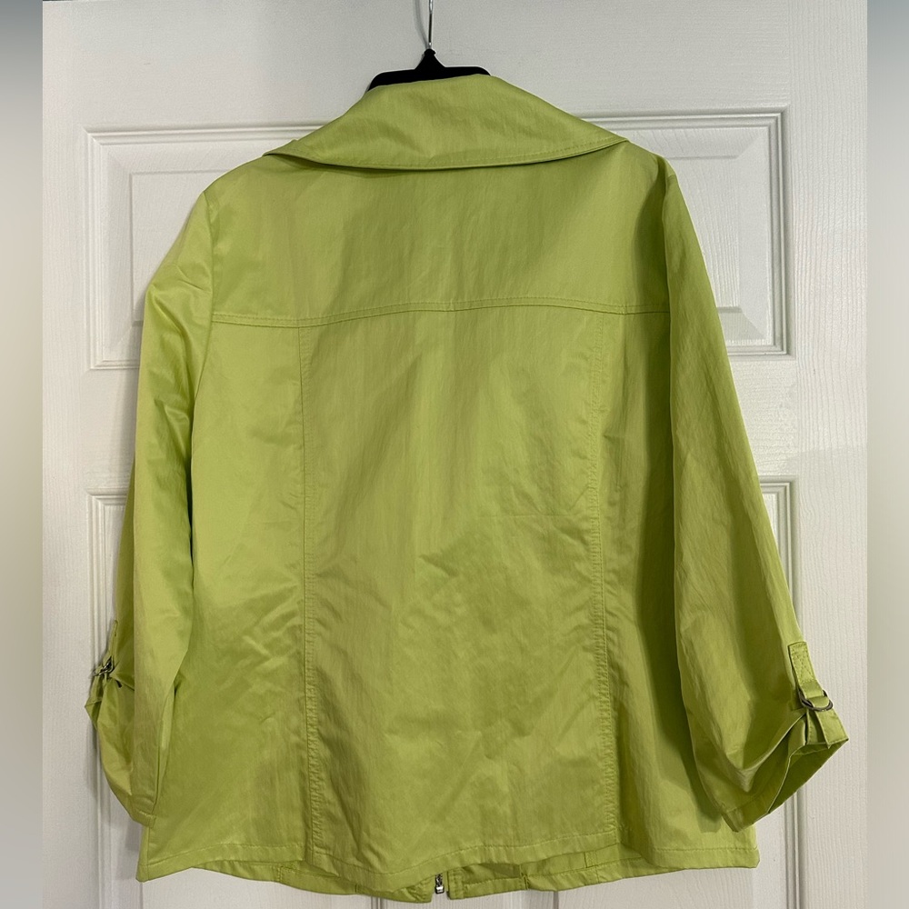 NWT Zenergy By Chicos Shae Solid 3/4 Sleeve Jacket - Size M ( chicos 1) - Picture 5 of 6